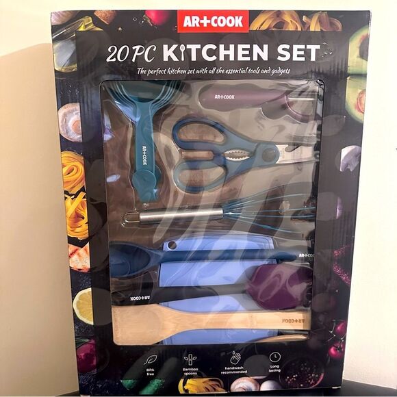 NEW ar+cook 20 piece kitchen set - Picture 3 of 3